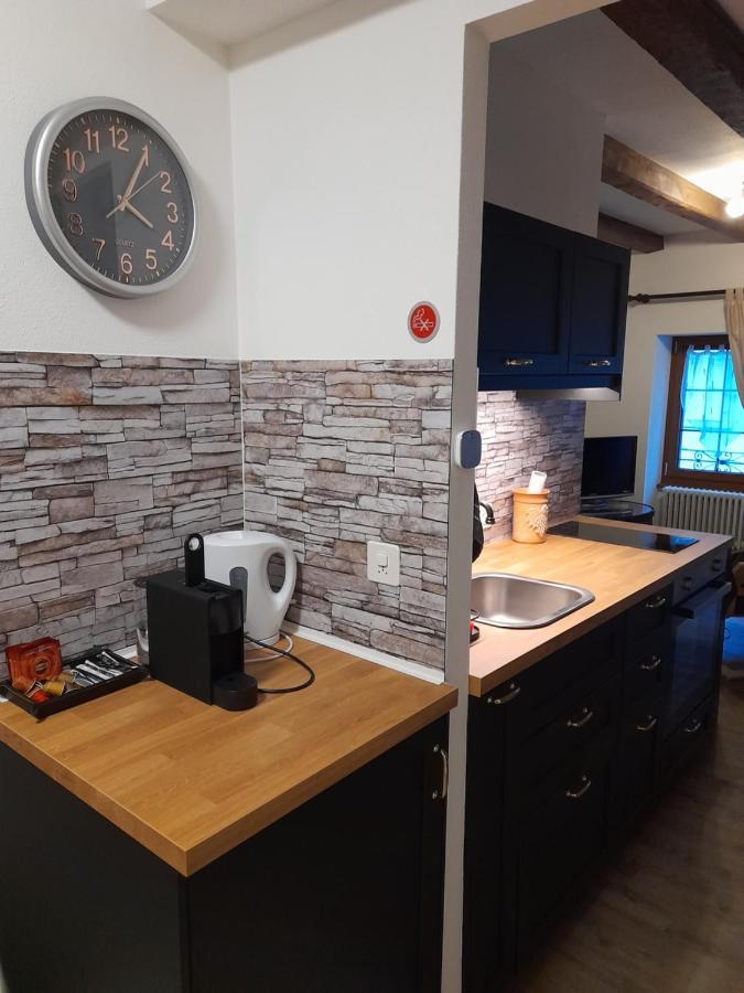 Studio Chez Un Vigneron Au Village Au 2Eme Etage Sans Ascenseur Villeneuve Eksteriør bilde